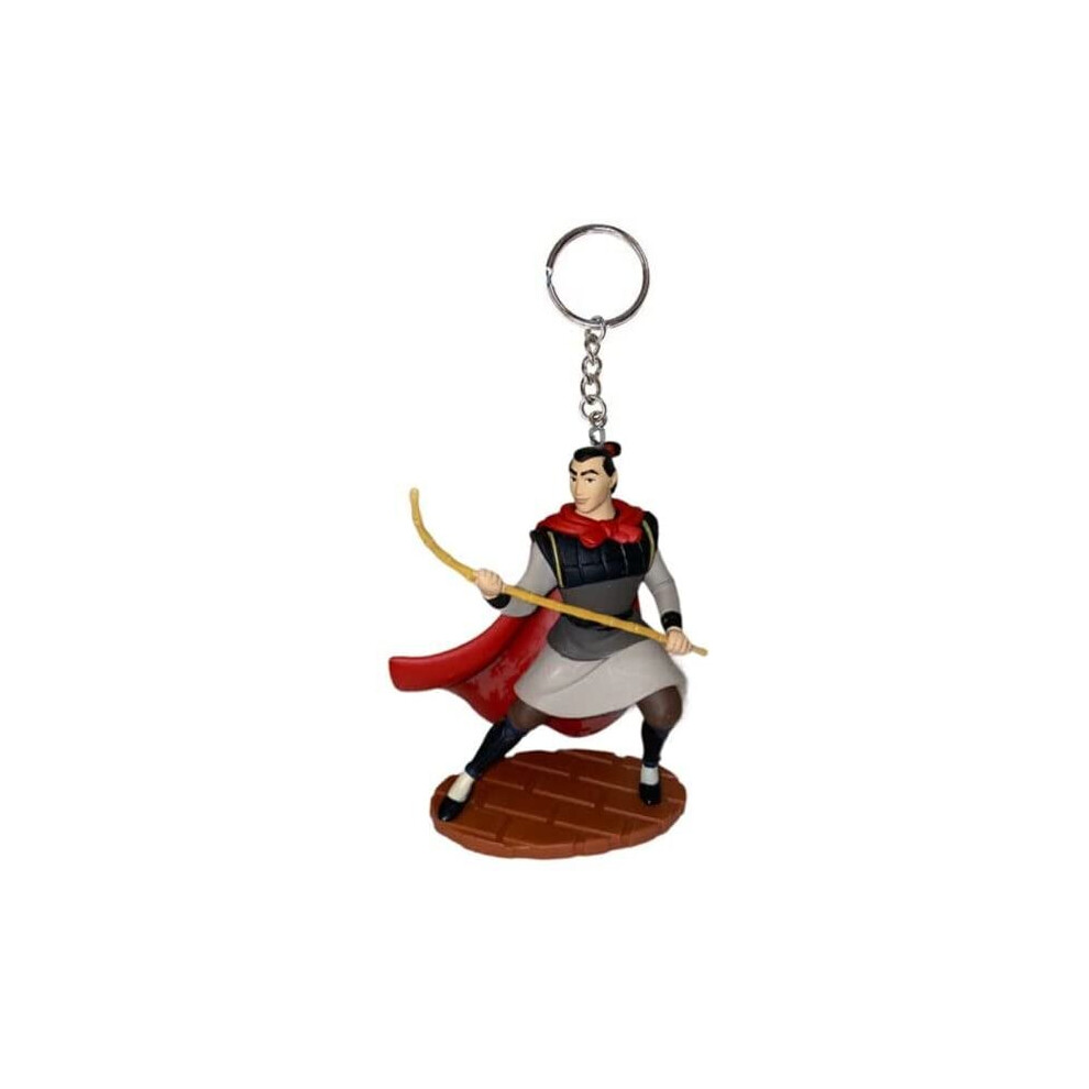 Mulan Li Shang Pvc Key Ring Keychain Ornament Figure Figurine Holiday