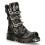 New Rock (41) New Rock 727-S1 Black Spiked Gothic Mid Calf Boots 1