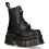 New Rock (46) NEW ROCK Black Leather Platform Biker Shoes 1