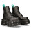 New Rock (36) NEW ROCK VEGAN Leather Black Platform Biker Shoes 2