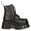 New Rock (46) NEW ROCK Black Leather Platform Biker Shoes 3