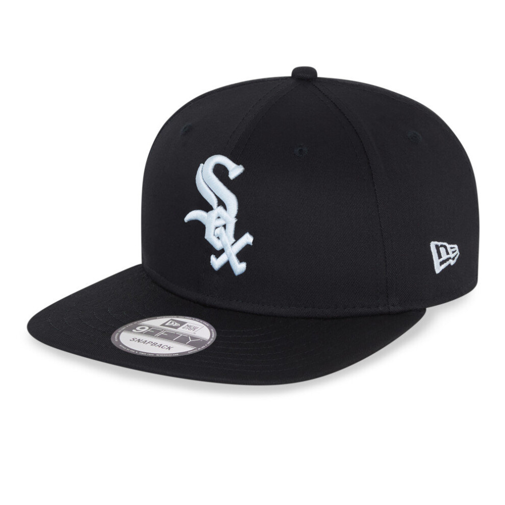 New Era (S/M) Men's Snapback Mlb 9Fifty Cap ~ Chicago White Sox Black White,Black