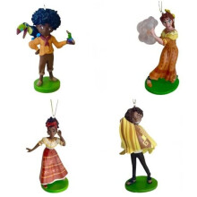 Encanto Pepa Antonio Camilo Dolores 4pc PVC Ornament Figure Figurine