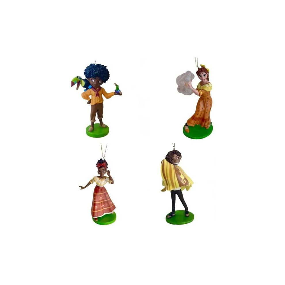 Disney Encanto Pepa Antonio Camilo Dolores 4Pc Pvc Ornament Figure Figurine