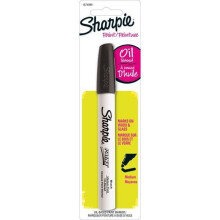 Sharpie Oil-based Paint Marker, Medium Point, Black, 1 Count