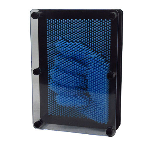 (Blue) Pin Art Classic Retro Desk Toy