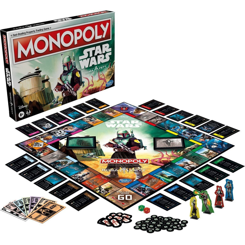 Star Wars ~ Boba Fett Edition ~ Monopoly Board Game