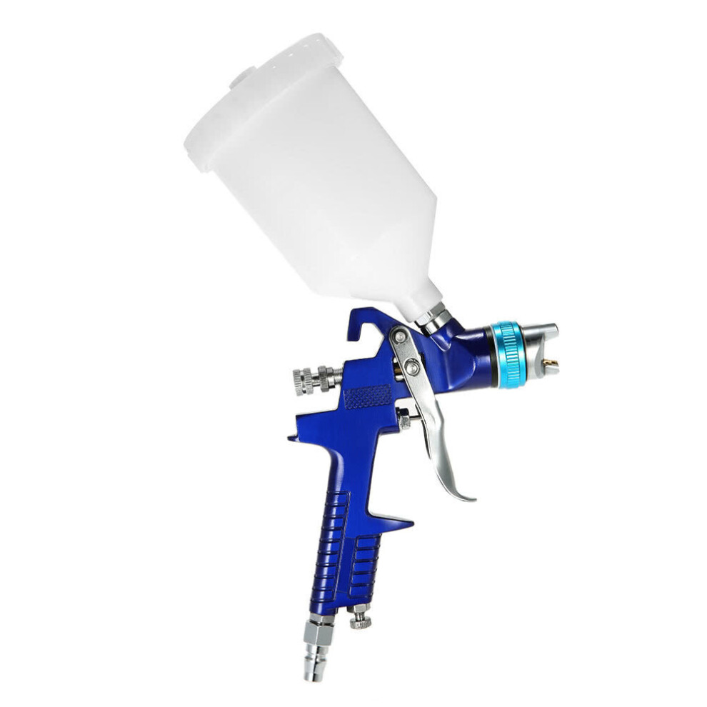 (1.7mm) 1.4mm Nozzle 600cc Professional Gravity Feed HVLP Paint Spray Gun