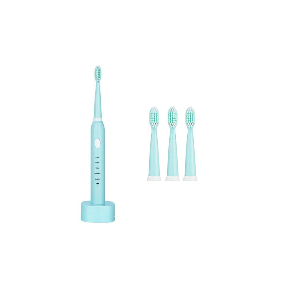 (Blue) Electric Toothbrush Charging stand and heads