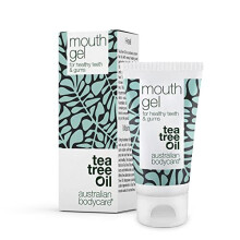 Mouth Gel for Dry, Irritated and Tender Gums and Tongue - 50ml | Oral Gel with Natural Tea Tree Oil Against Bacteria | Dry Mouth Relief | 10