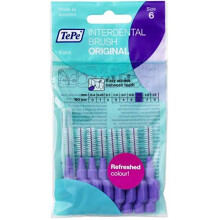 TePe Interdental Brushes 1.1mm Purple - 2 Packets of 8 (16 Brushes)