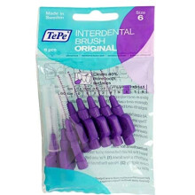 TePe Interdental Brushes 1.1 mm Purple 5 Packets of 8 (40 Brushes) by SOD