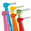 Tepe TePe Angle Interdental Brushes Mixed Pack / Samples of Every Size / Easy and simple interspace cleaning with long handle and angled neck / 4