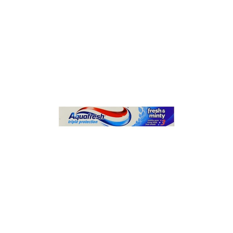 Aquafresh 125ml Fresh and Minty Fluoride Toothpaste