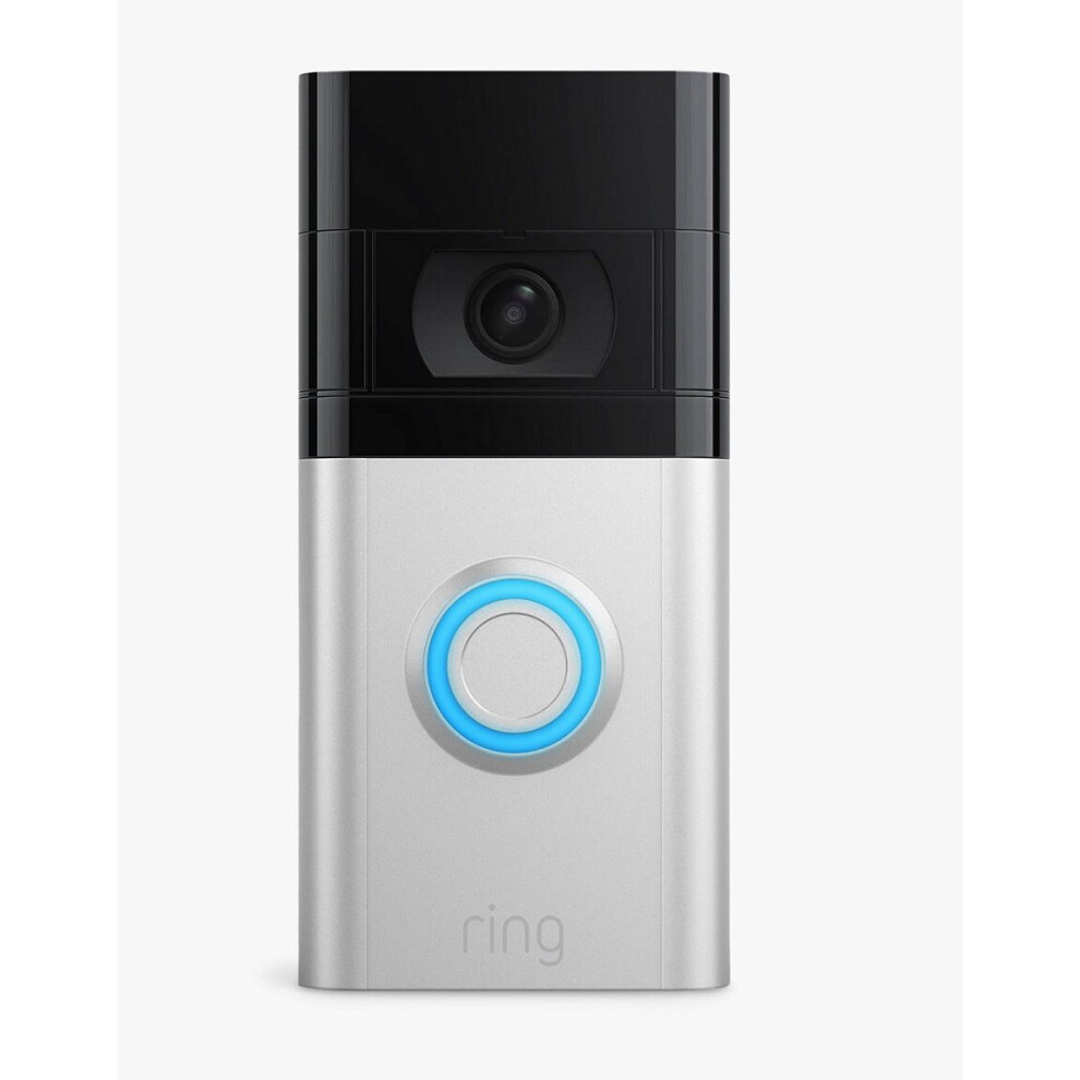 Ring 8VR1S1-0EU0 Smart Video Doorbell 4 Built-in Wi-Fi & Camera Silver