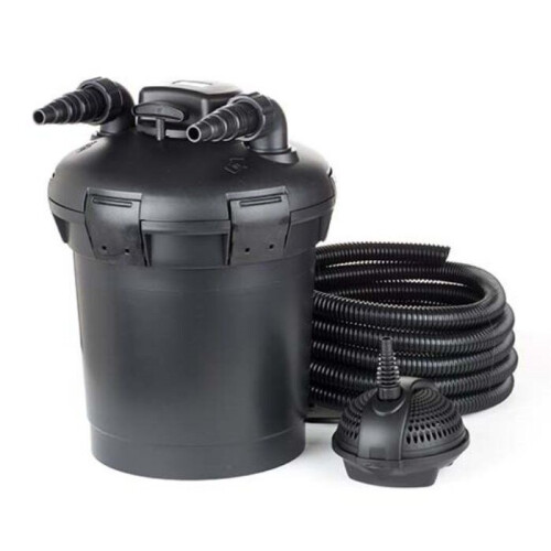 Swell UK Pressurised Pond Filter and Pump Set 1,500lph on OnBuy