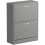 Vida Designs (Grey) 2 Drawer Shoe Cabinet Pull Out Hallway Storage 6
