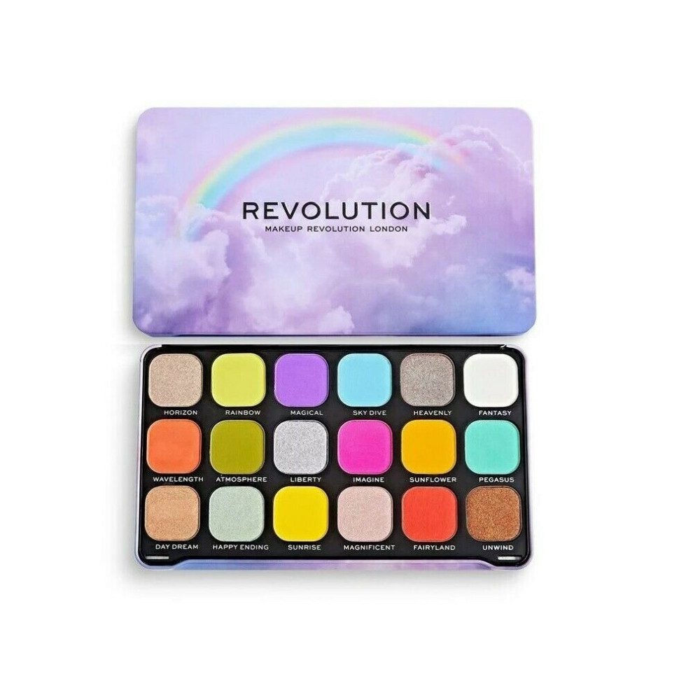 Makeup Revolution Forever Flawless Halloween Rainbow Shadow Palette