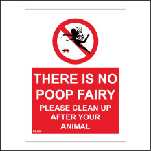 (300 x 200mm - 12 x 8, E - 3mm Standard Foamex Foamboard) PR489 There Is No Poop Fairy Sign Wand Wings Magic Mess Dog Disappear Waste 600mm x 450mm B - Magnetic - Vehicle Grade