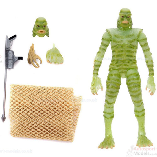 Jada Universal Monstros Criatura da Figura Black Lagoon Glow-in-the-escar    6 polegadas-Entertainment Earth Exclusive