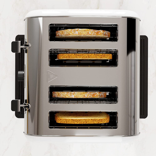 Morphy Richards Morphy Richards 240332 Venture Retro 4 Slice Toaster White 1