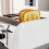 Morphy Richards Morphy Richards 240332 Venture Retro 4 Slice Toaster White 3