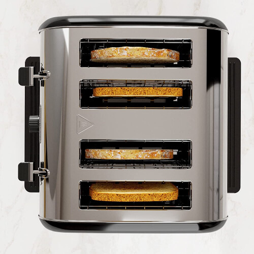 Morphy Richards Morphy Richards 240331 Venture Retro 4 Slice Toaster Black 1