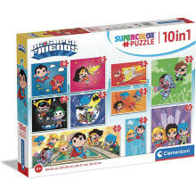 Puslespil 10 i 1 Super Color DC Comics