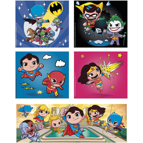 Clementoni Puslespil 10 i 1 Super Color DC Comics 1