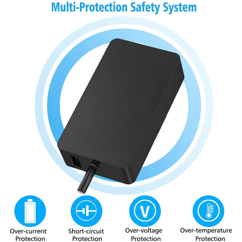 Surface Pro Charger - 65W Adapter Charger for Microsoft Surface Pro 3/4/5/6/X, Surface Go 1/2,Microsoft Windows Surface Book,... 2