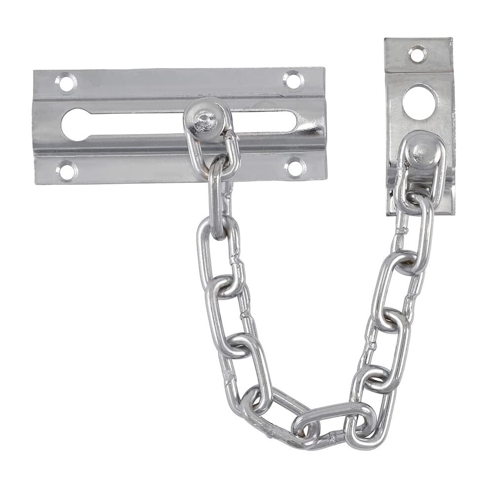 Timco Door Chain Security Lock - Allowing Reduced Opening Angle Of The Door, For Your Added Security - Polished Chrome - 85Mm,... 5056110839776