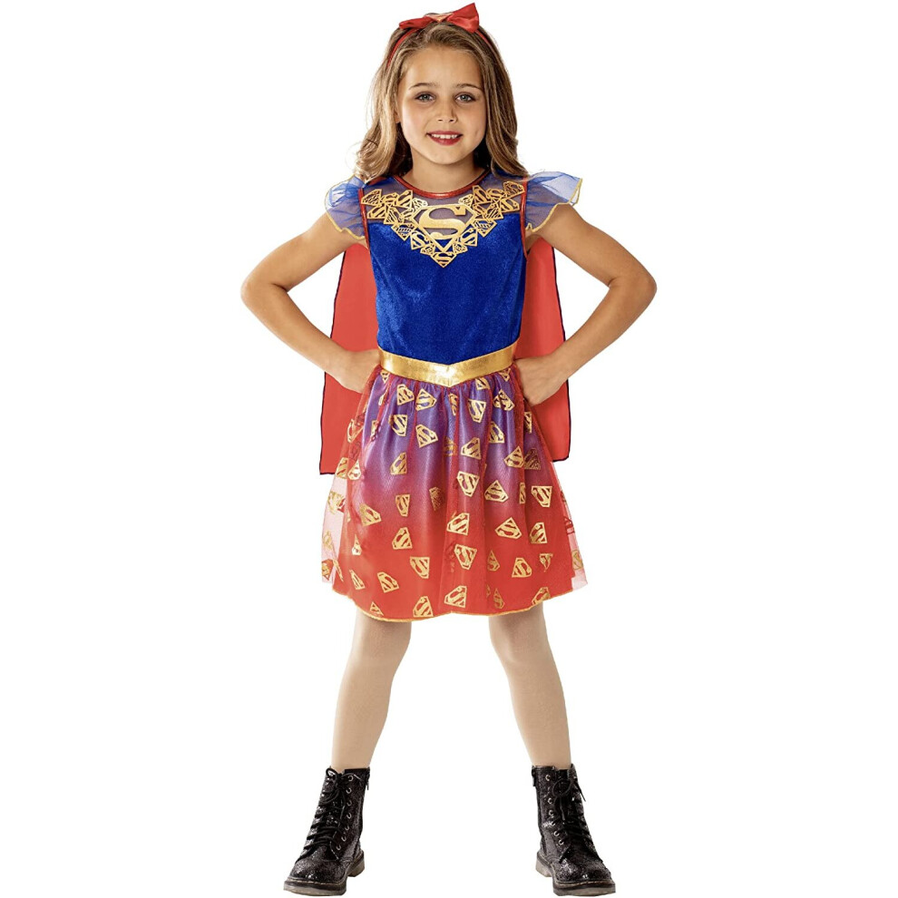 Rubies Official DC Supergirl Deluxe Child Dress, Kids Superhero Fancy Dress