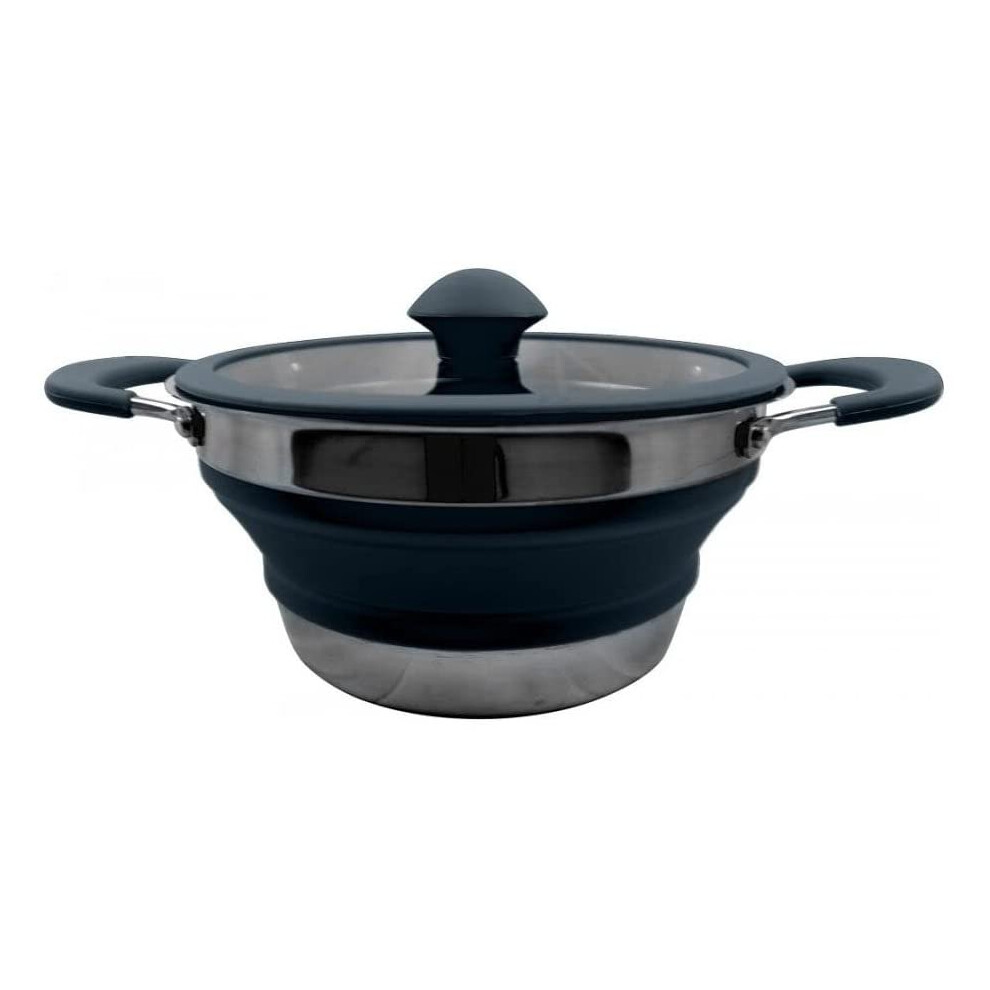 Vango Cuisine Non-Stick Casserole Pot: Deep : 1.5 Ltr Grey