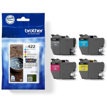 Pack 4 cartouches LC422VAL - BROTHER - Pour Business Smart MFC-J5340DW, MFC-J5345DW, MFC-J5740DW, MFC-J6540DW et MFC-J6940DW