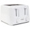 Pifco 4 Slice Toaster - Dual Control - Variable Browning Bread Toast Settings - 1400W White 2