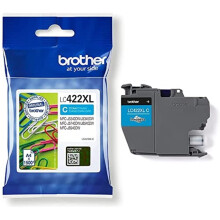 Cartouche LC422XLC - BROTHER - Cyan - 1500 s - Für Business Smart MFC-J5340DW, MFC-J5345DW, MFC-J5740DW, MFC-J6540DW und