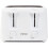 Pifco 4 Slice Toaster - Dual Control - Variable Browning Bread Toast Settings - 1400W White 7