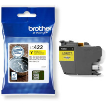 Original Brother LC-422Y Yellow Ink Cartridge 550 Pages for MFC-J5340DW, MFC-J5345DW, MFC-J5740DW, MFC-J6540DW, MFC-J6940DW