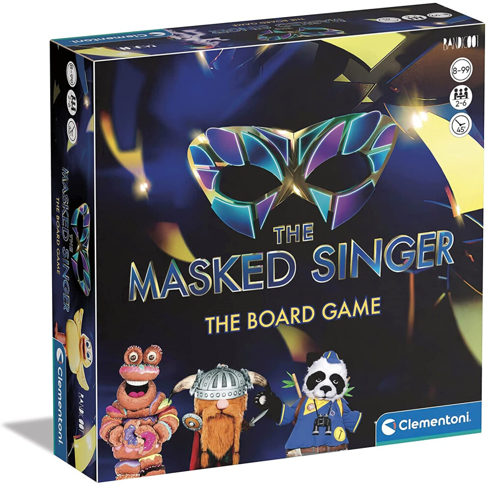 Clementoni-61342-Masked Singer-board games for 8 years olds and older, family games for teens and adults, 2-6 players, board...