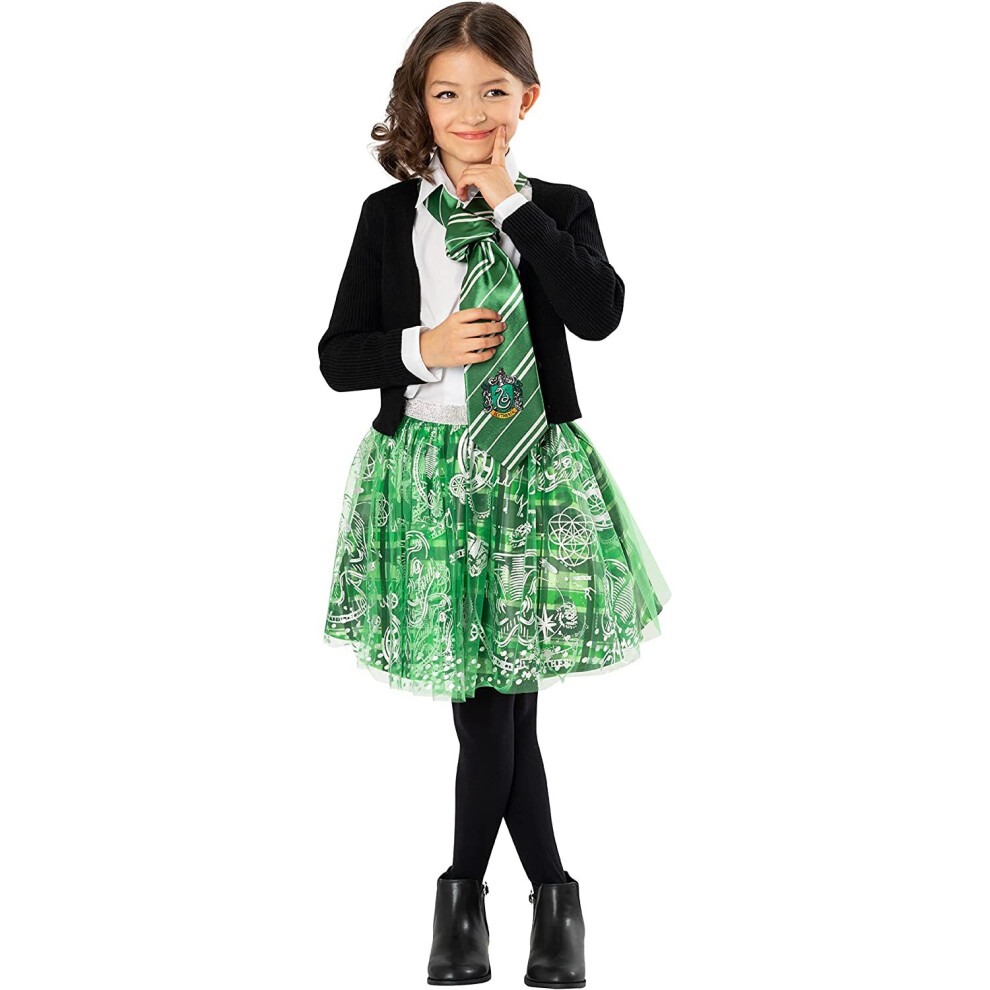 Rubie's Official Harry Potter Slytherin Child Tutu, Kids Fancy Dress, One Size Age 7-10 years (3013169-10)