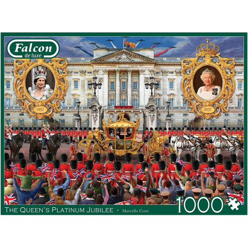 Falcon De Luxe Falcon de luxe Queens Platinum Jubilee 1,000 piece puzzle 2