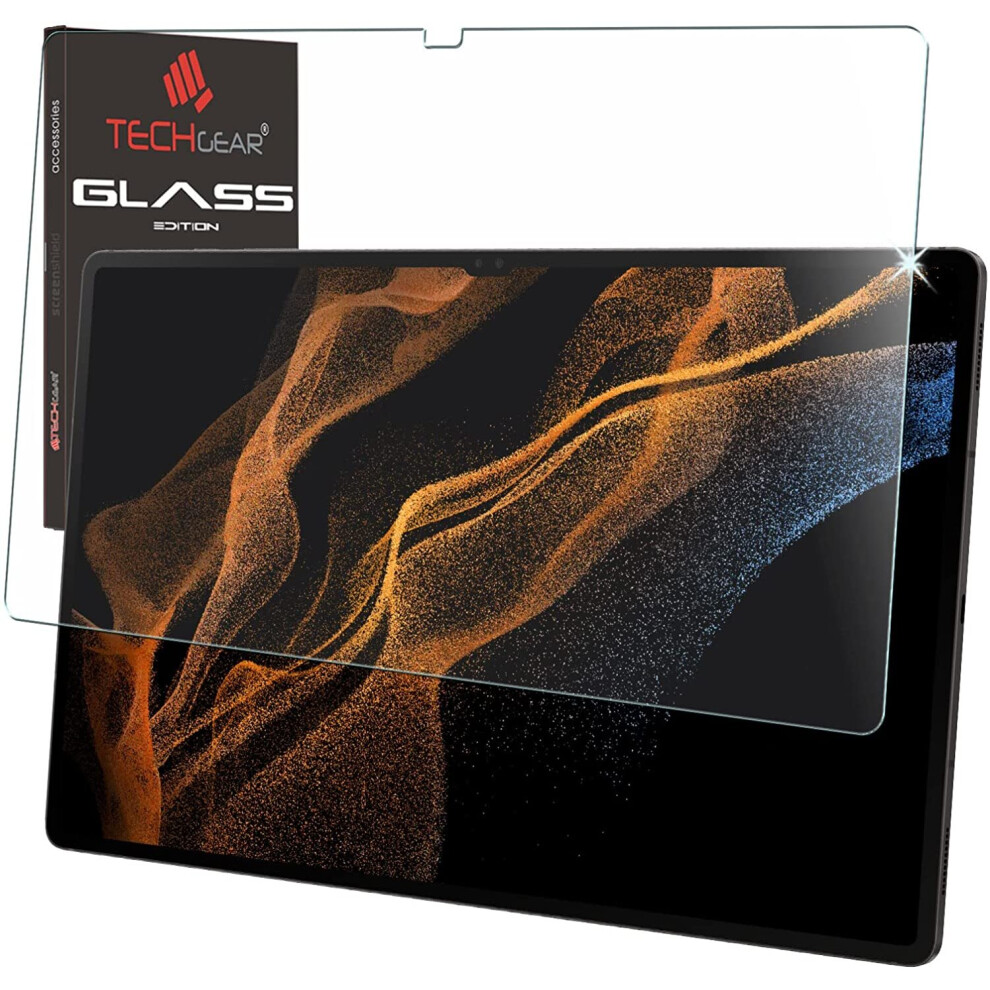 Techgear Galaxy Tab S8 Ultra 14.6" Glass Edition (Sm-X900 / Sm-X906) Tempered Glass Screen Protector [9H Toughness] [Hd...