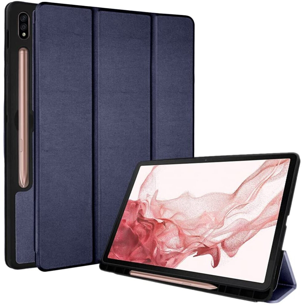 TECHGEAR Smart Case for Samsung Galaxy Tab S8 11" 2022 Release (SM-X700 / SM/X706) PU Leather Slim Smart Case Stand Cover with...