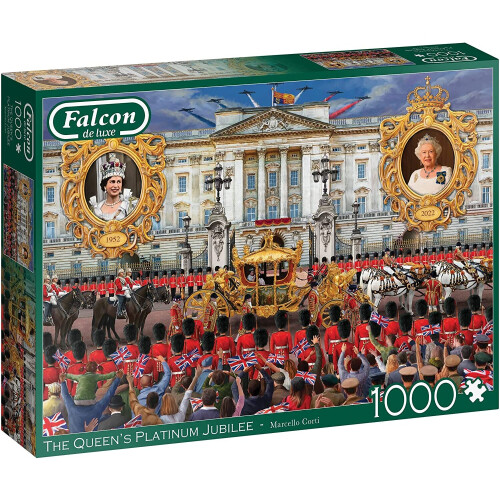 Falcon De Luxe Falcon de luxe Queens Platinum Jubilee 1,000 piece puzzle
