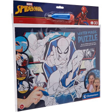 Clementoni 22706 Spiderman Water Reveal Marvel Spiderman-30 Pieces-Jigsaw Puzzle for Kids Age 3, Multicoloured