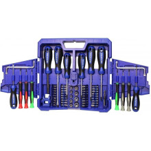 Faithfull Fold Out Screwdriver & Bit Set, 63 Piece