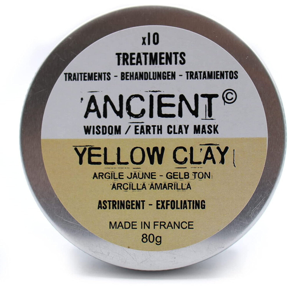 Ancient Wisdom Yellow Clay Face Mask Powder ( Clay)