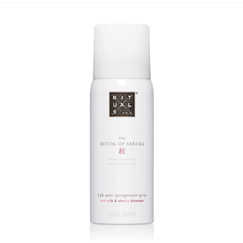 RITUALS Antiperspirant Deodorant Spray from The Ritual of Sakura, 150 ml - With Rice Milk & Cherry Blossom - Skin Nourishing &...