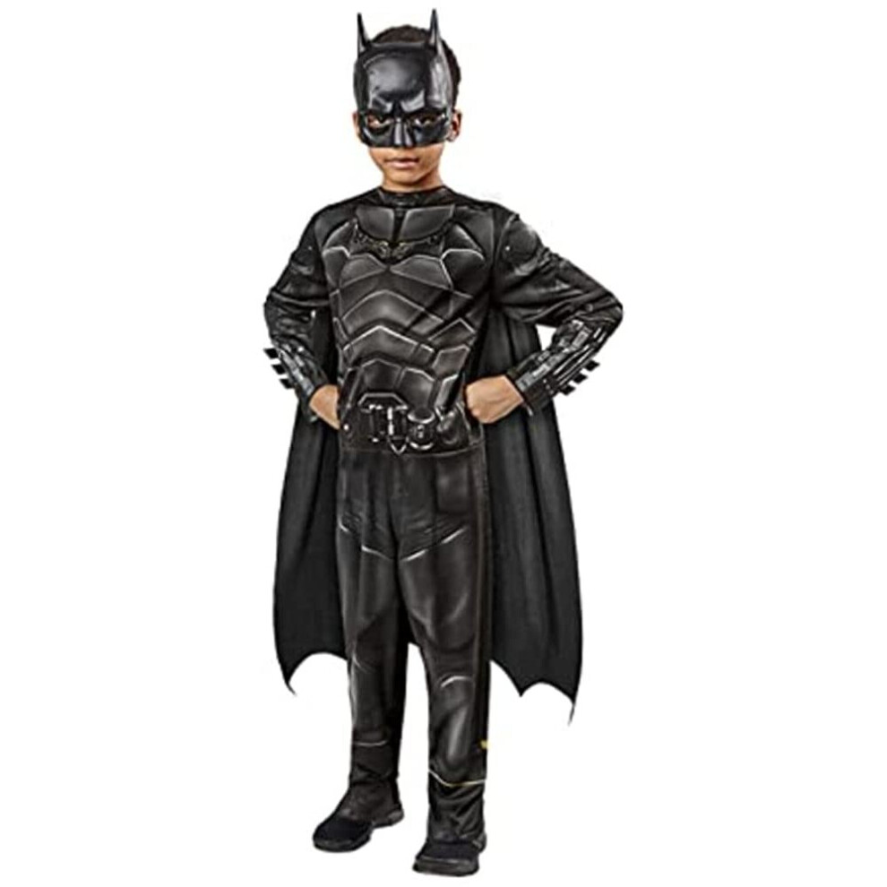 Rubies Official DC The Batman, Batman Classic Child Costume, Kids Superhero Fancy Dress