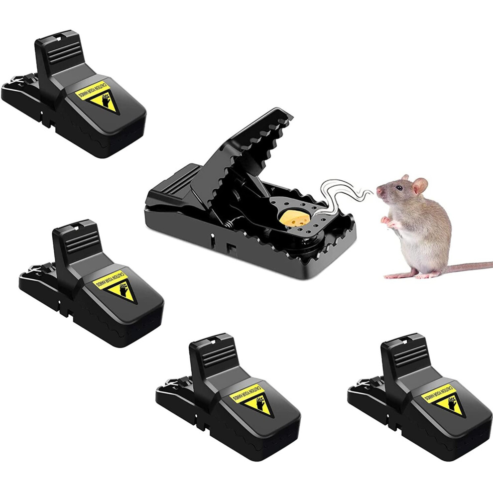 YODEN Mouse Traps Reusable Mouse Trap, 4 Pack Mouse Traps For Indoors And Outdoorsreusable Andthat Kill Instantly, Quick,..